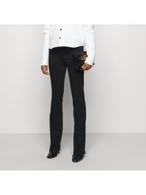 FRAME Le Mini Bootcut Black Jeans